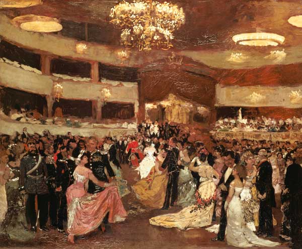 The opera ball od Franz Skarbina