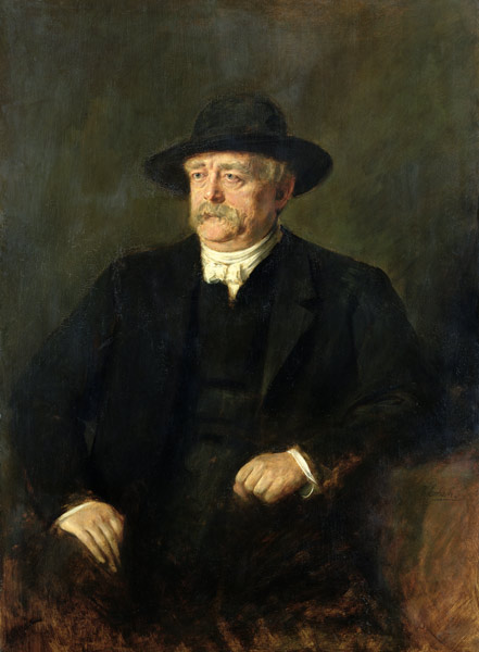 Chancellor Otto von Bismarck (1815-98) od Franz von Lenbach