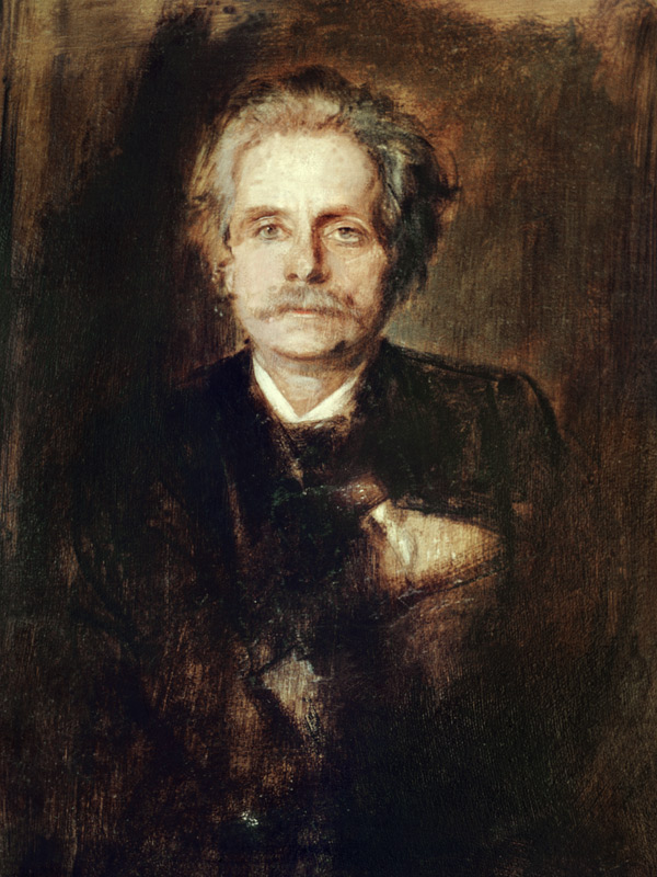 Edvard Grieg / portrait by Lenbach od Franz von Lenbach