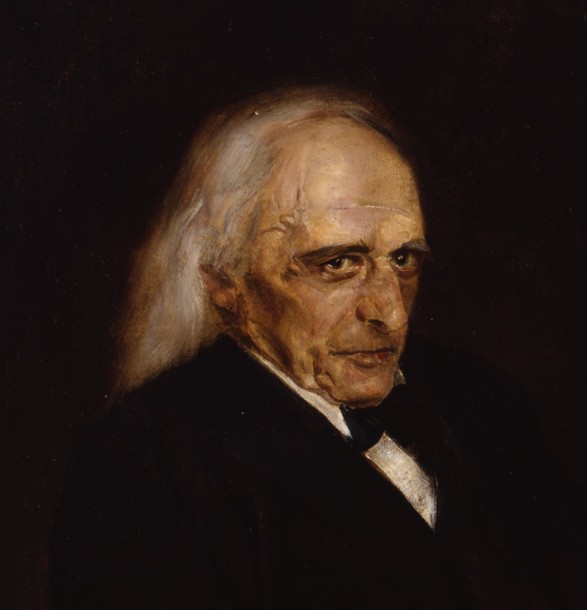 Portrait of Theodor Mommsen (1817-1903) Detail od Franz von Lenbach