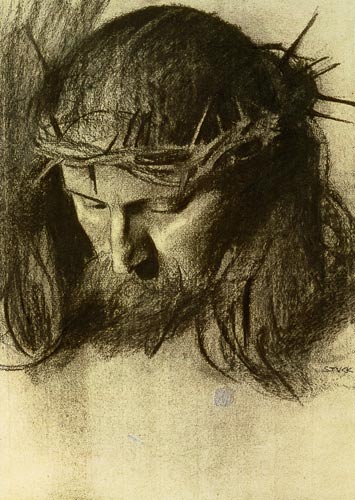 Head of Christ od Franz von Stuck