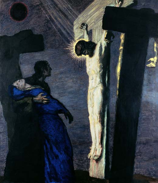 Crucifixion Christi. od Franz von Stuck