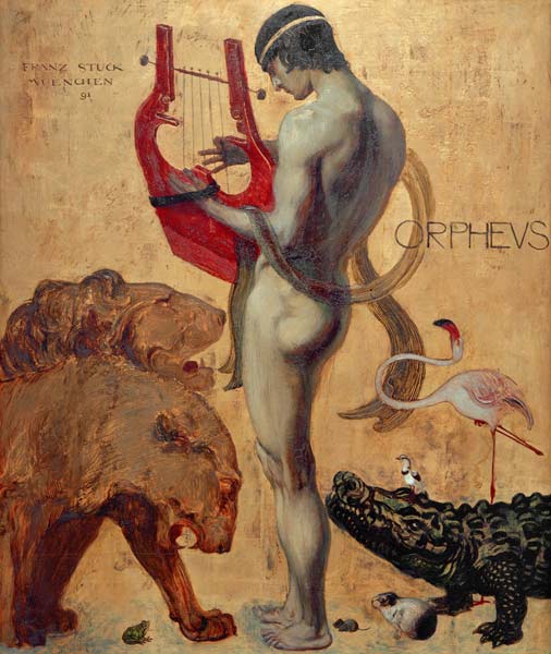 F.v.Stuck, Orpheus od Franz von Stuck