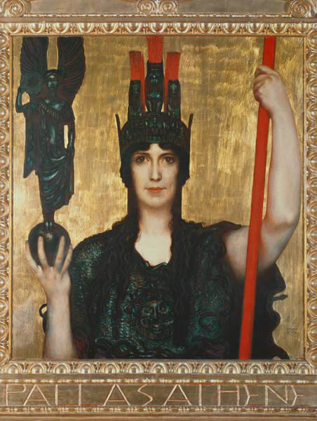 Pallas Athena od Franz von Stuck