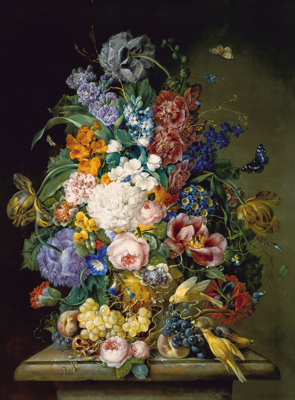 Flower painting. od Franz Xaver Petter