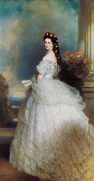 Empress Elisabeth of Austria (Sissi) od Franz Xaver Winterhalter