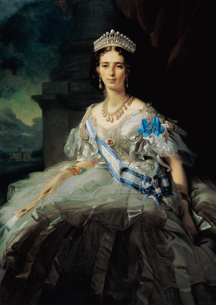 Portrait of Princess Tatiana Alexanrovna Yusupova od Franz Xaver Winterhalter