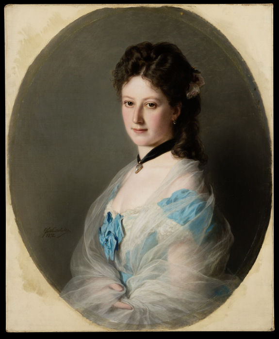 Portrait of Olga von Grunelius od Franz Xaver Winterhalter