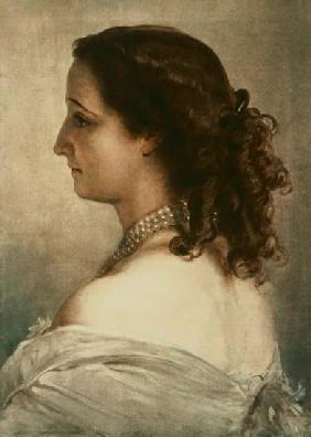 Porträt of Empress Eugenie 1855