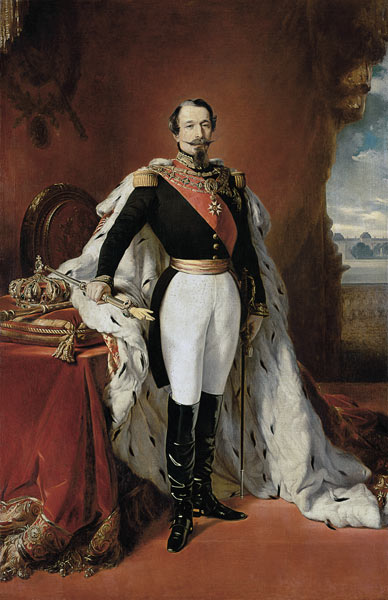 Portrait of Napoleon III (1808-73) Emperor of France od Franz Xaver Winterhalter
