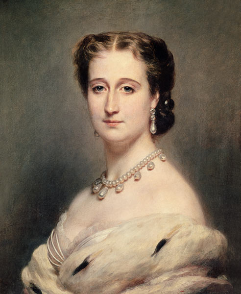 Portrait of the Empress Eugenie (1826-1920) od Franz Xaver Winterhalter