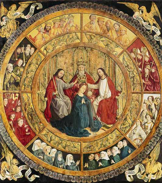 Coronation of Mary by the Holy Trinity od französisch Handschrift