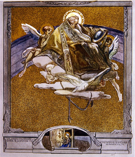 Illustration from Dante''s ''Divine Comedy'', Paradise, Canto XVII od Franz von (Choisy Le Conin) Bayros