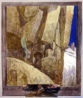 Illustration from Dante''s ''Divine Comedy'', Paradise, Canto XXI