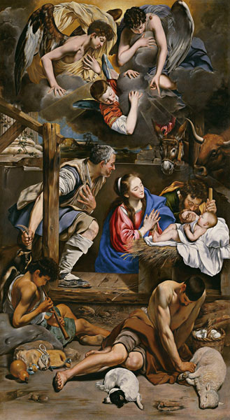 The Adoration of the Shepherds od Fray Juan Batista Maino or Mayno
