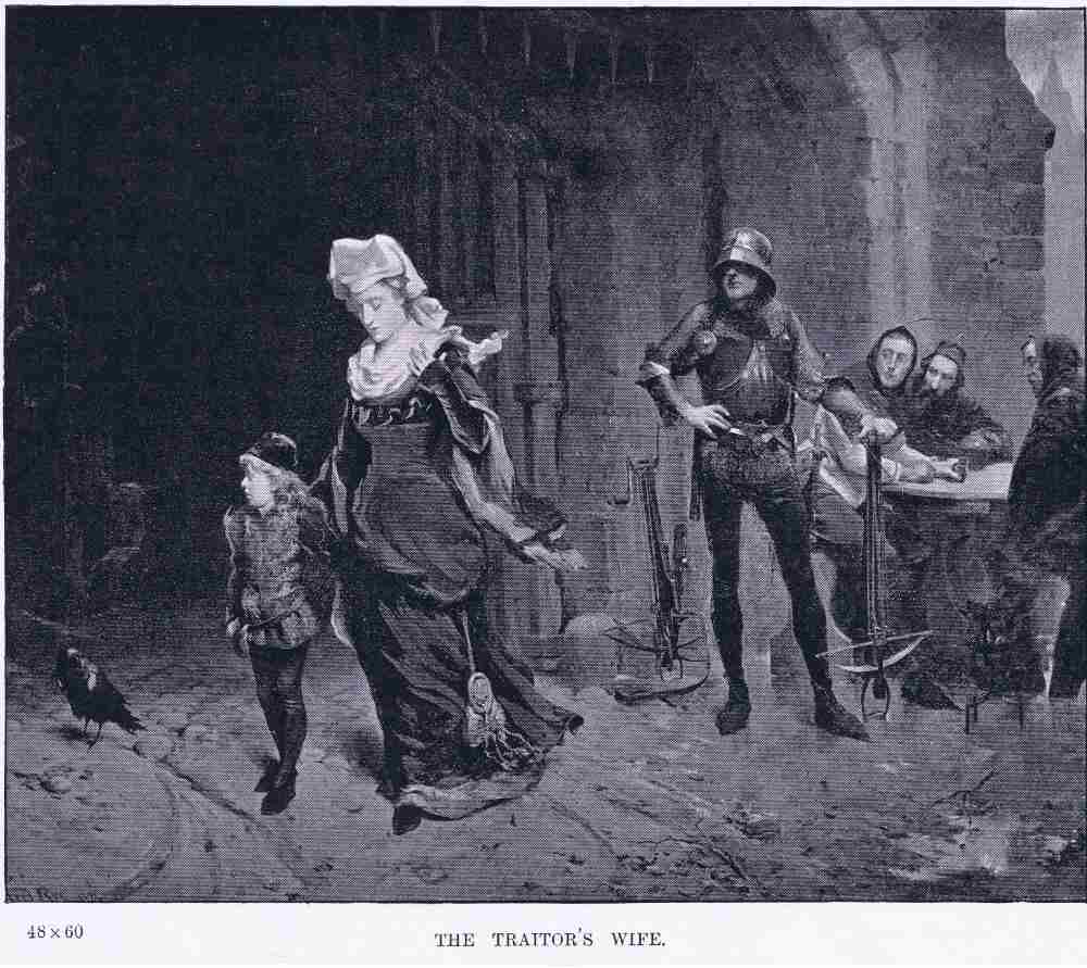 The traitors wife, from Royal Academy pictures published by Cassell & Company Ltd od Fred Roe
