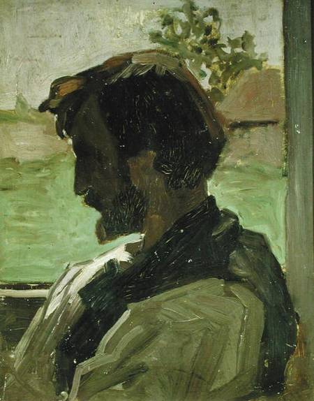 Self Portrait at Saint-Saveur od Frédéric Bazille