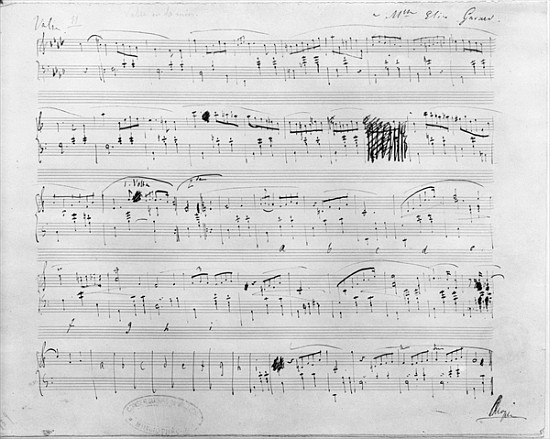 Ms.117, Waltz in F minor, Opus 70, Number 2, dedicated to Elise Gavard od Frederic Chopin
