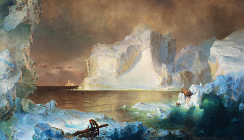 Die Eisberge od Frederic Edwin Church