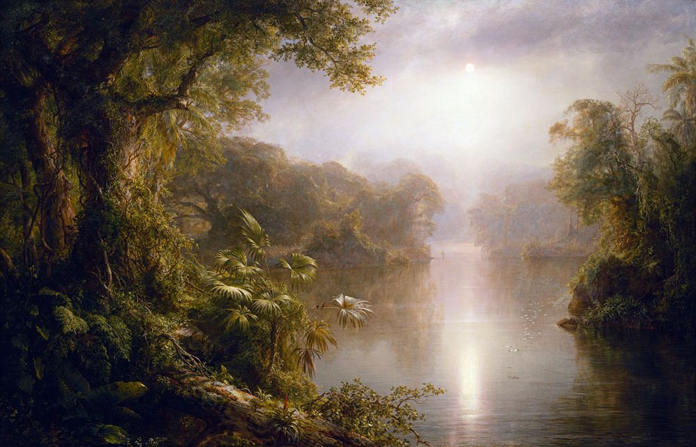 El Rio de Luz (The River of Light) od Frederic Edwin Church
