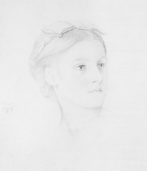 Portrait of May Sartoris (1845-1925) od Frederic Leighton