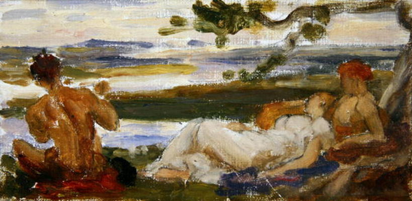 Sketch for 'The Idyll' (oil on canvas) od Frederic Leighton