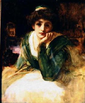 Oil study for Desdemona, c.1889 (oil on canvas)