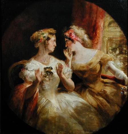 Ladies Gossiping at the Opera od Frederick Barnard