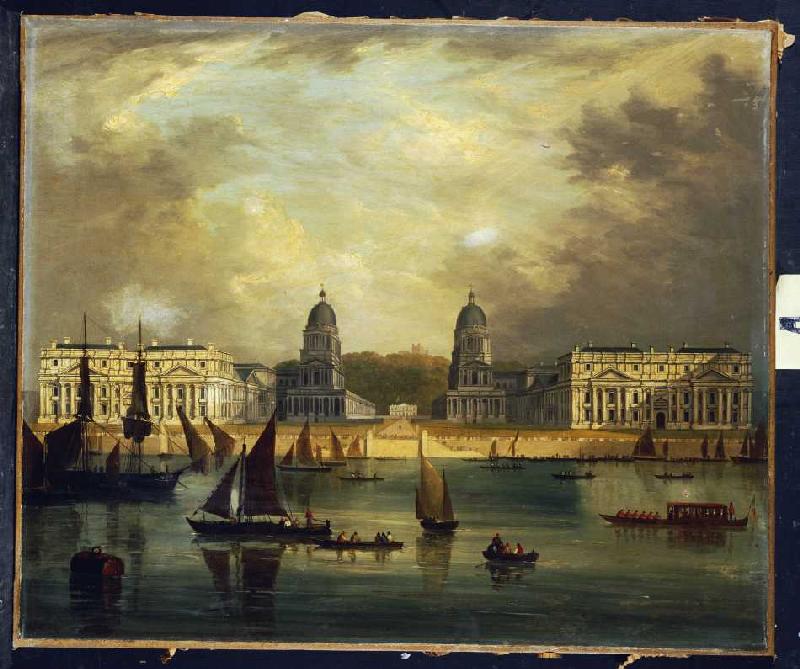 Ansicht von Greenwich od Frederick Calvert