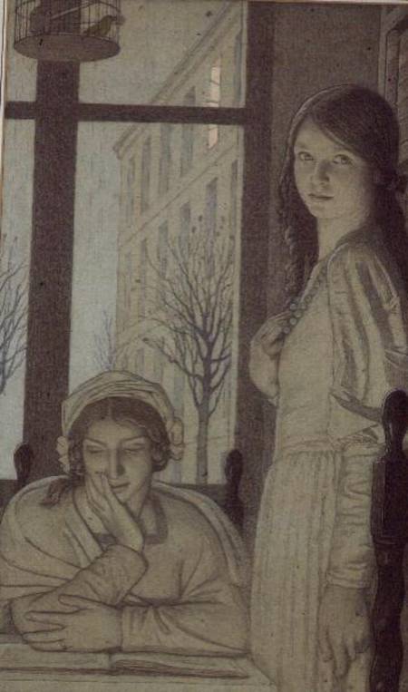 Interior - Evening, 1915 od Frederick Cayley Robinson