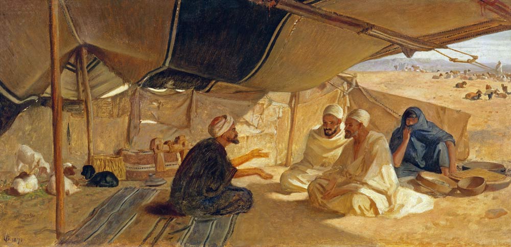Arabs in the Desert od Frederick Goodall