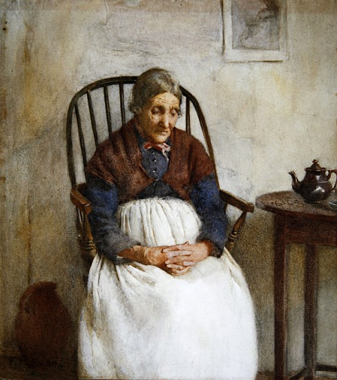 Study of an Elderly Lady od Frederick James McNamara Evans