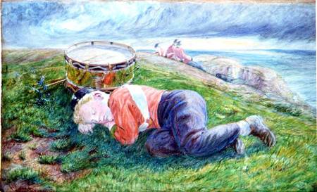 Sketch for 'The Drummer Boy's Dream' od Frederick James Shields