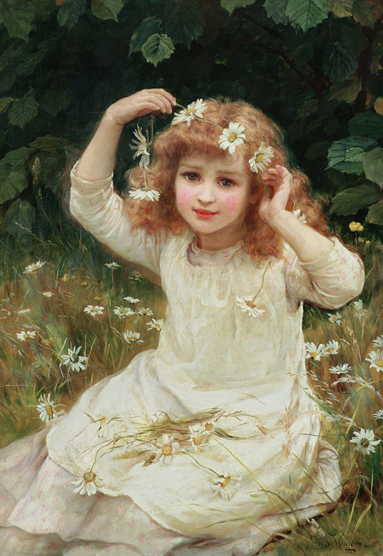 Marguerites, 1889 (oil on canvas) od Frederick Morgan