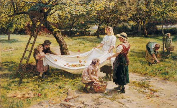 The Apple Gatherers od Frederick Morgan
