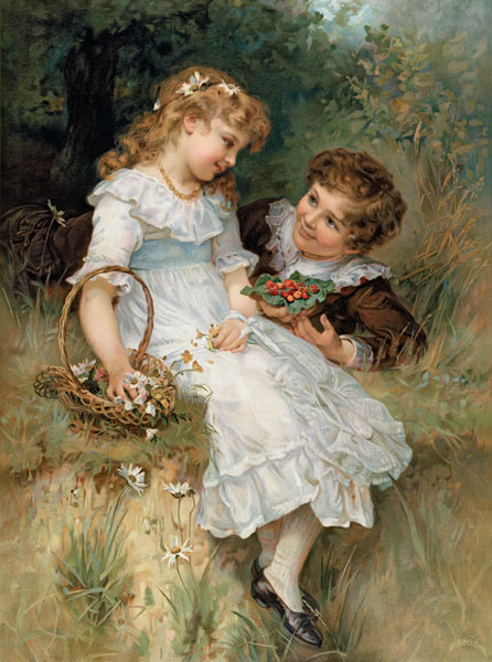 Sweethearts, from the Pears Annual od Frederick Morgan