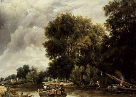 River Landscape od Frederick Waters Watts