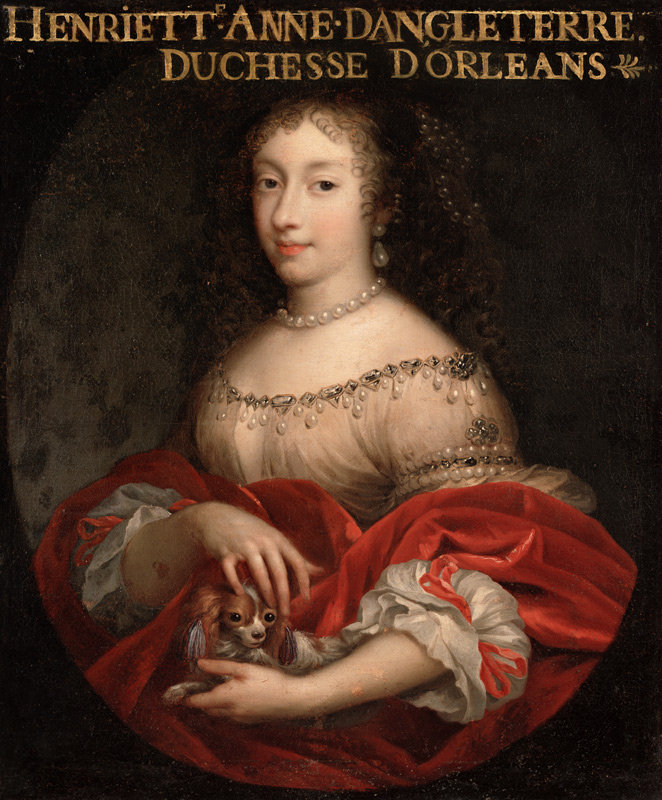 Henrietta Anne (1644-70) Duchess of Orleans od French School