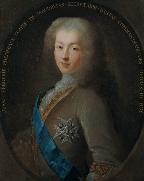 Portrait of Jean Frederic Phelypeaux (1701-81) Count of Maurepas od French School