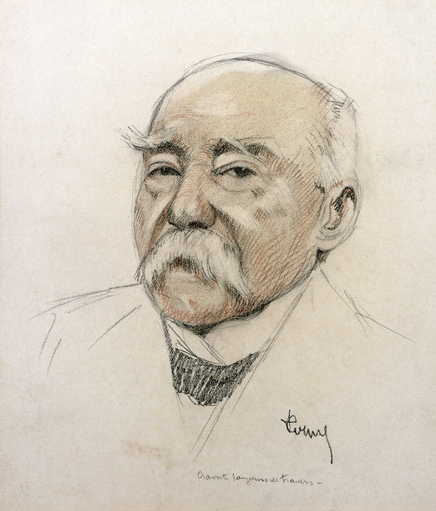Portrait of Georges Clemenceau (1841-1929) od French School