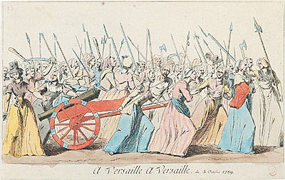A Versailles, A Versailles'', March of the Women on Versailles, Paris, 5th October 1789 (see also 28 od French School
