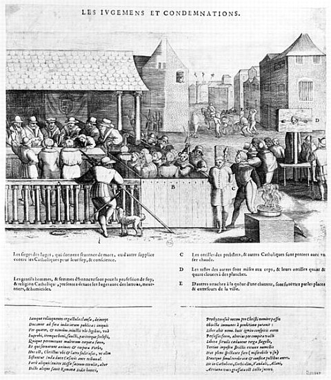Acts and Violence of the Protestants od French School