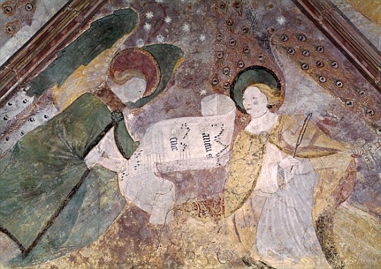 Angel Musicians, from the chapel in the north transept, Breton School od French School
