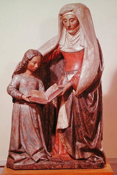 St. Anne and the Virgin od French School