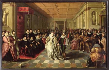 Ball at the Court of Henri III on the Occasion of the Marriage of Anne, Duke of Joyeuse, to Margueri od French School