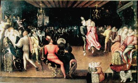 Ball at the Court of Valois od French School