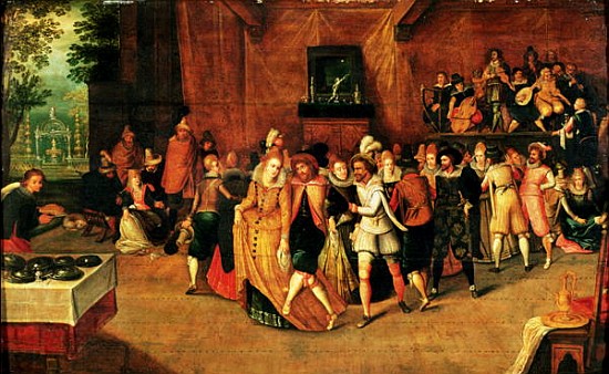 Ball during the Reign of Henri III, 1574-1623 od French School