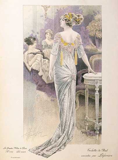 Ball gown, from ''Les Grandes Modes de Paris'' od French School