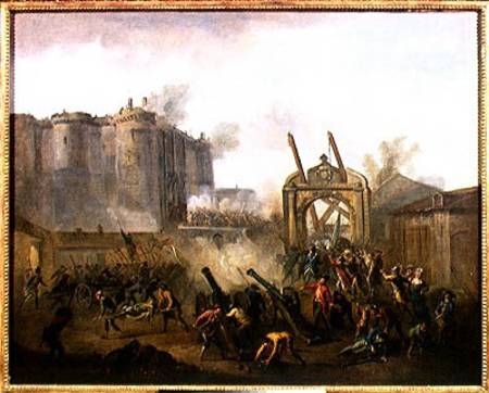 The Taking of the Bastille od French School
