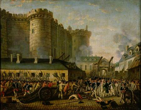 The Taking of the Bastille od French School